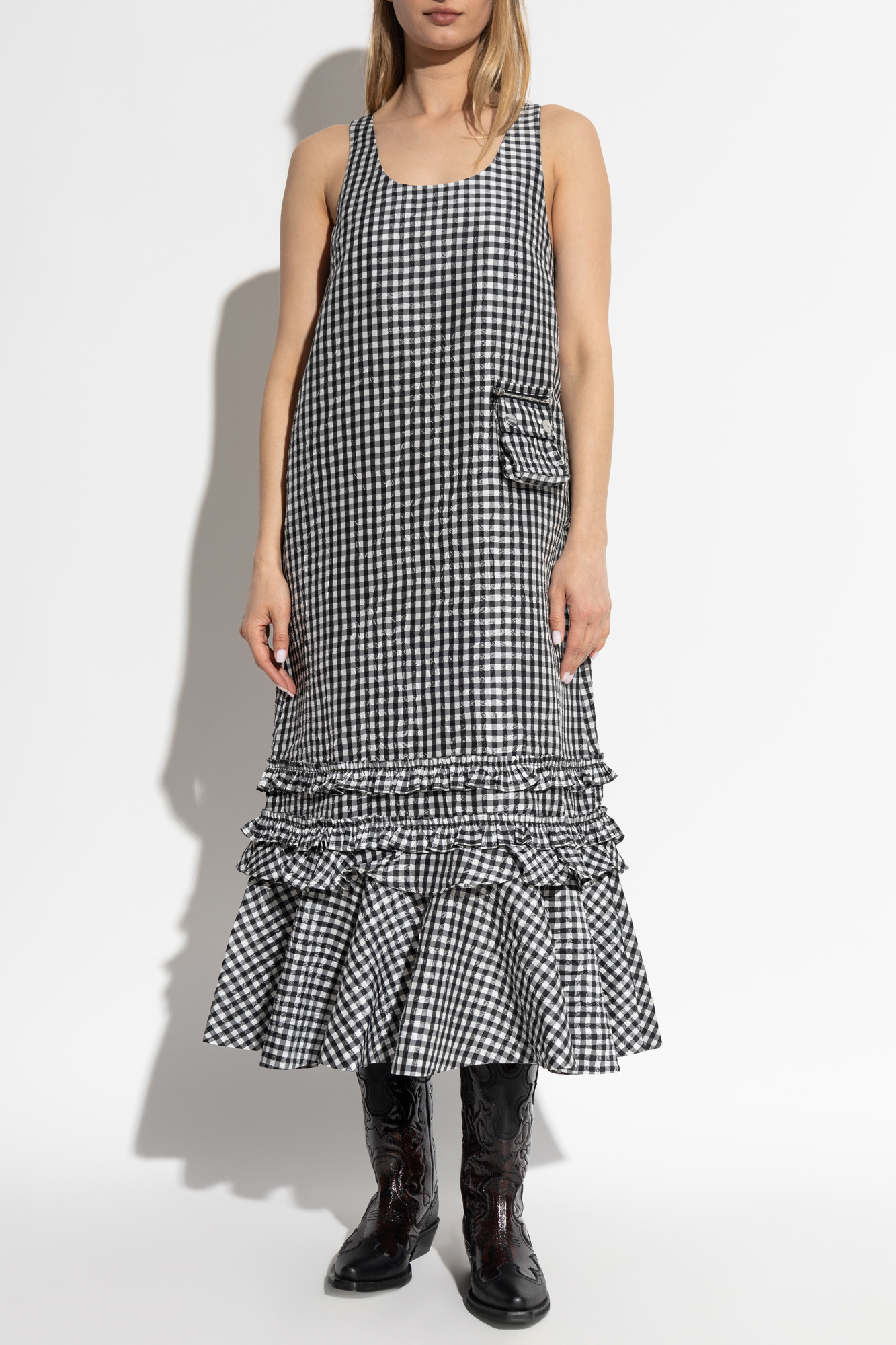 Ganni Checkered dress | Women's Clothing | Vitkac